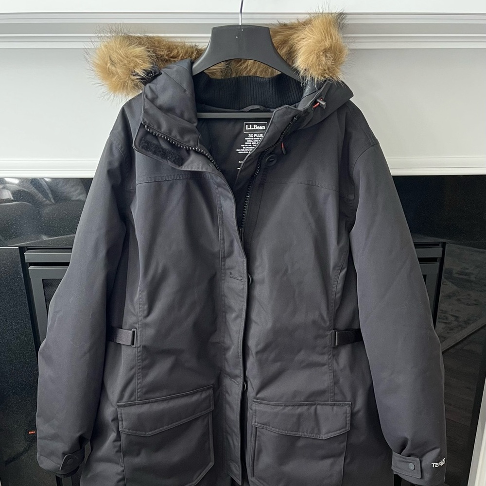 WOMENS EDDIE BAUER MAINE PARKA,
Sz.3XL, BLACK